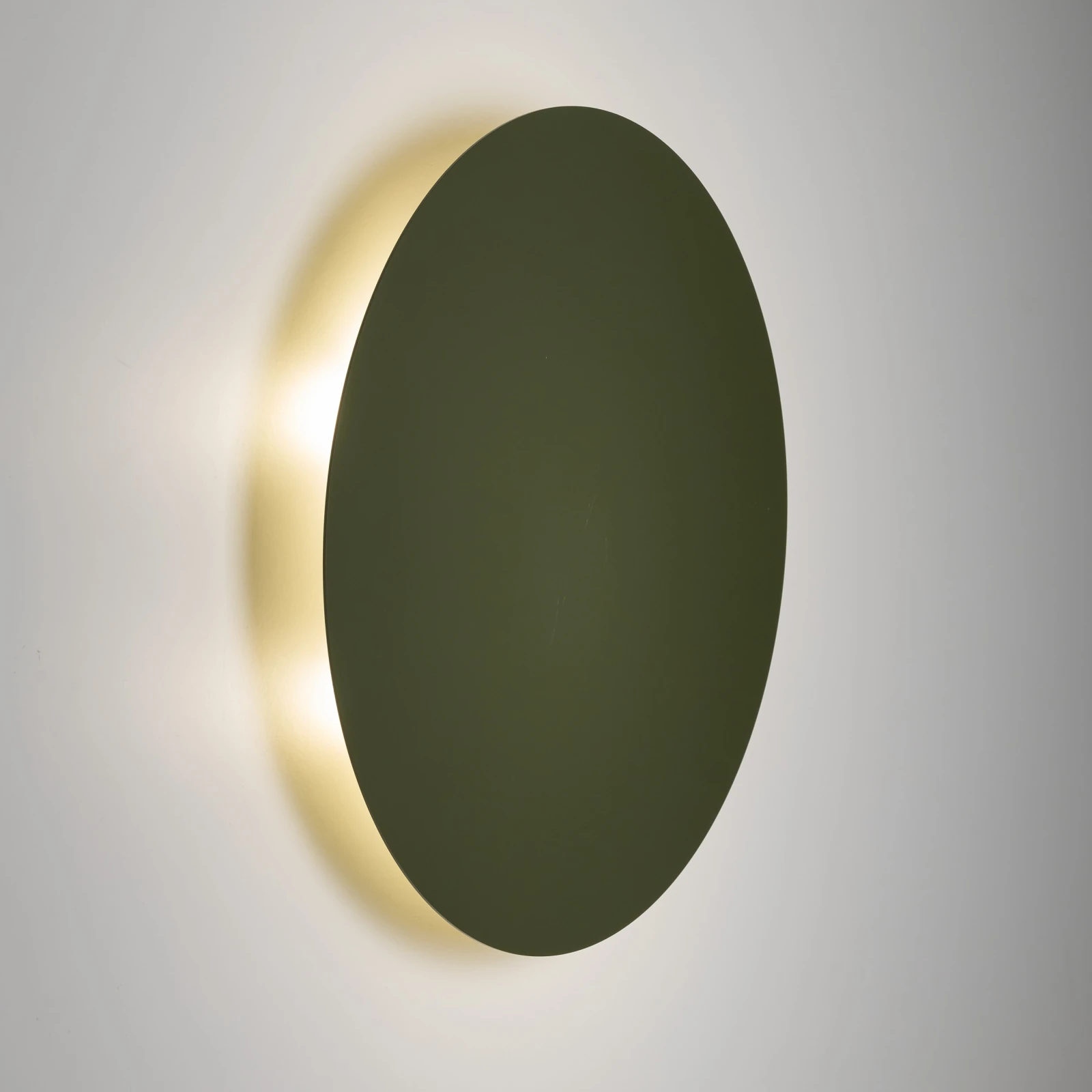 Wall light 40 cm – round, green, decorative glow