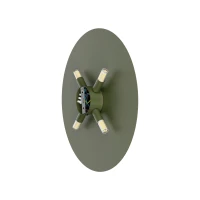 Wall light 40 cm – round, green, decorative glow - Image 9