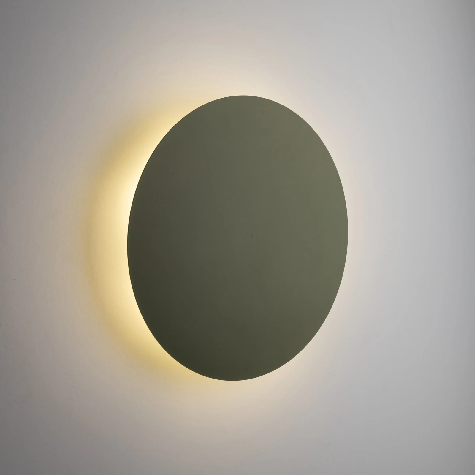 Wall light 40 cm – round, green, decorative glow