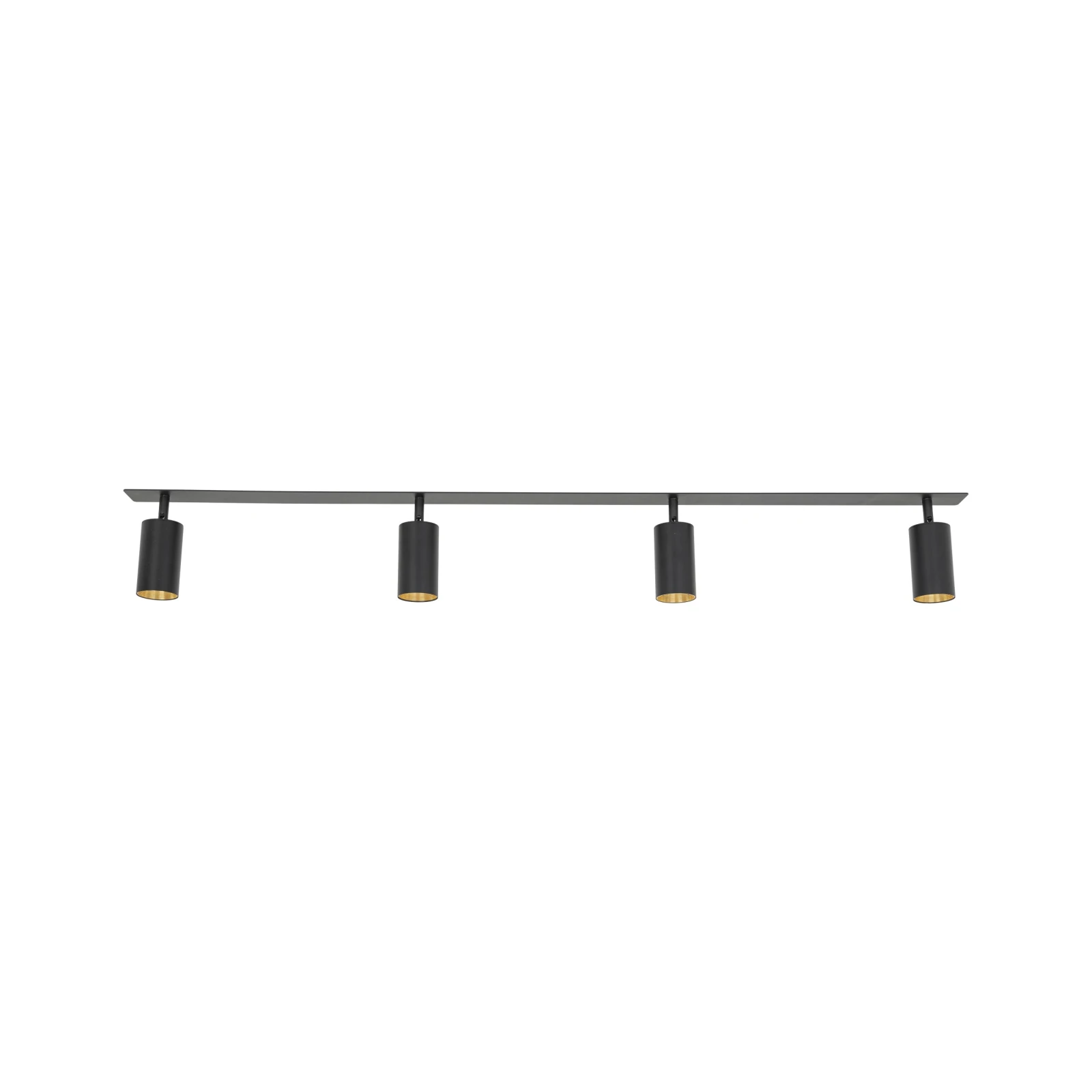 Recessed ceiling light 4xGU10 – black, directional