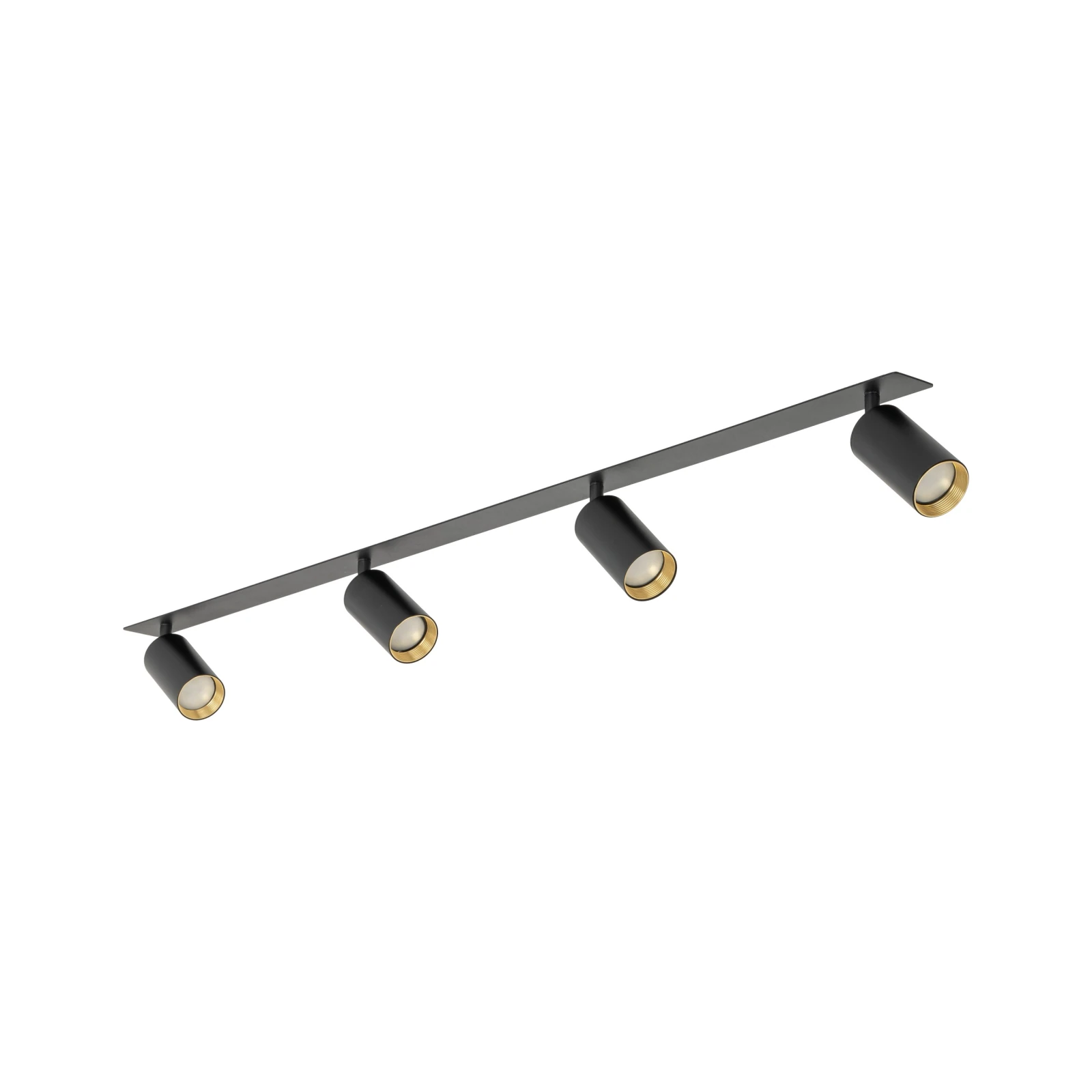 Recessed ceiling light 4xGU10 – black, directional