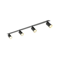 Recessed ceiling light 4xGU10 – black, directional - Image 11