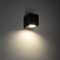 Outdoor wall light 1xGU10 – cylindrical, grey, IP44 - Image 3