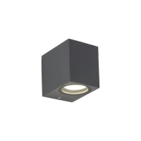 Outdoor wall light 1xGU10 – cylindrical, grey, IP44 - Image 6