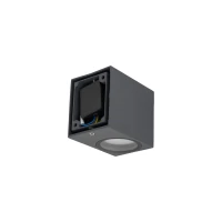 Outdoor wall light 1xGU10 – cylindrical, grey, IP44 - Image 9