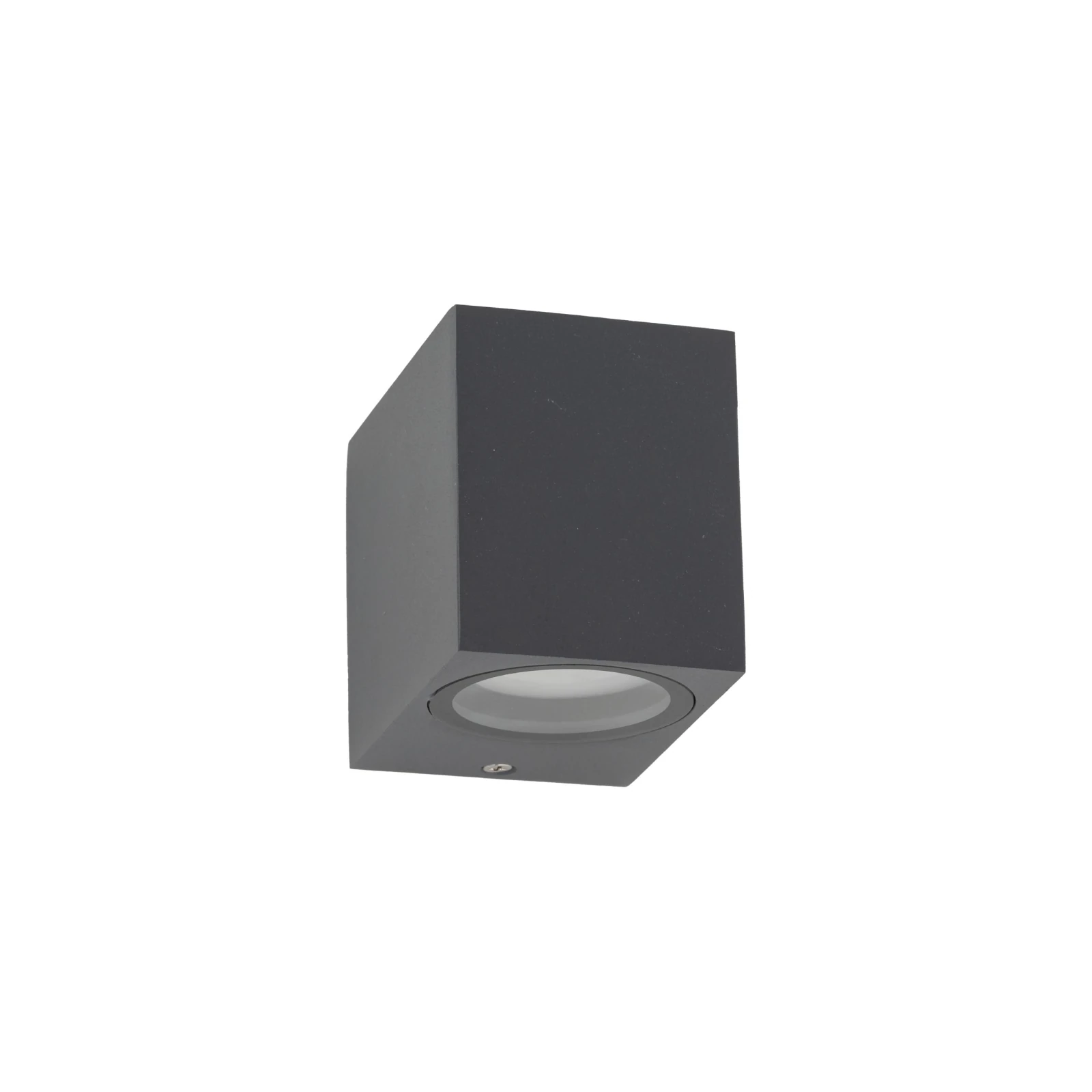 Outdoor wall light 1xGU10 – cylindrical, grey, IP44