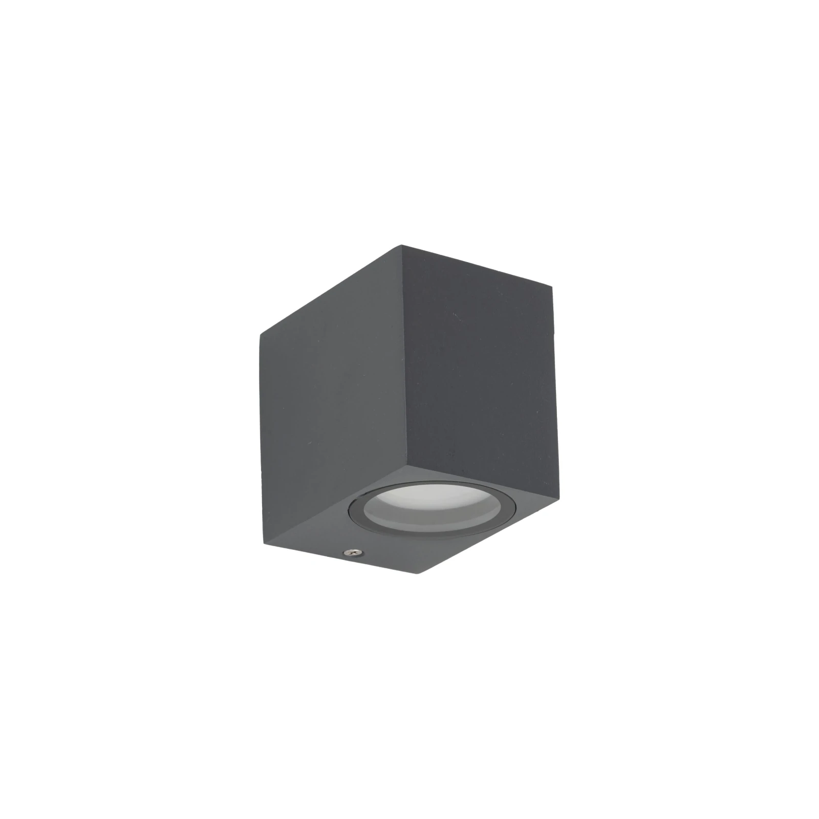 Outdoor wall light 1xGU10 – cylindrical, grey, IP44