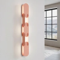 Wall lamp 91 cm – linear, peach, DALI dimmable - Image 1