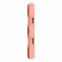 Wall lamp 91 cm – linear, peach, DALI dimmable - Image 2