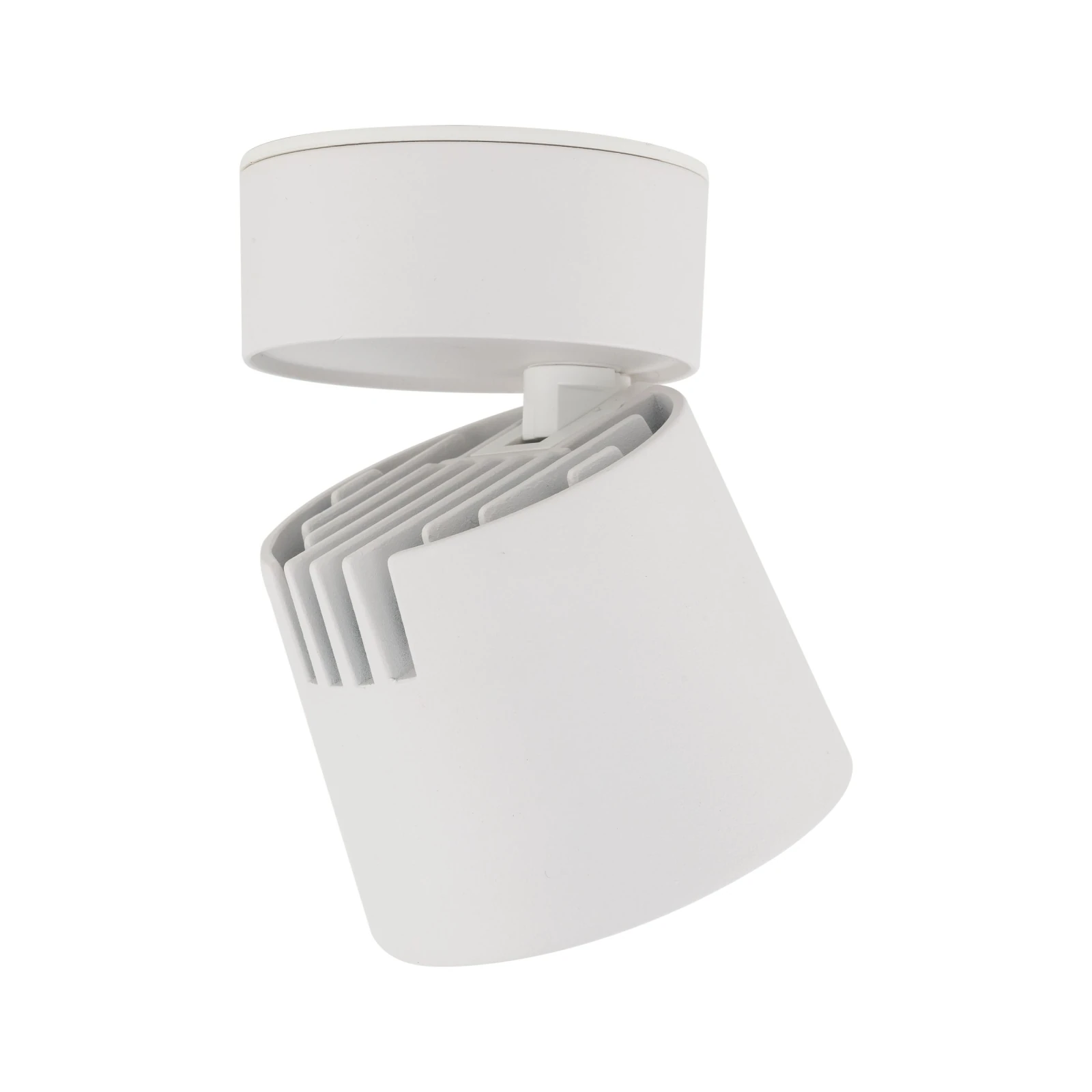 KYOTO LED ceiling light 12W – cylindrical, white, adjustable beam