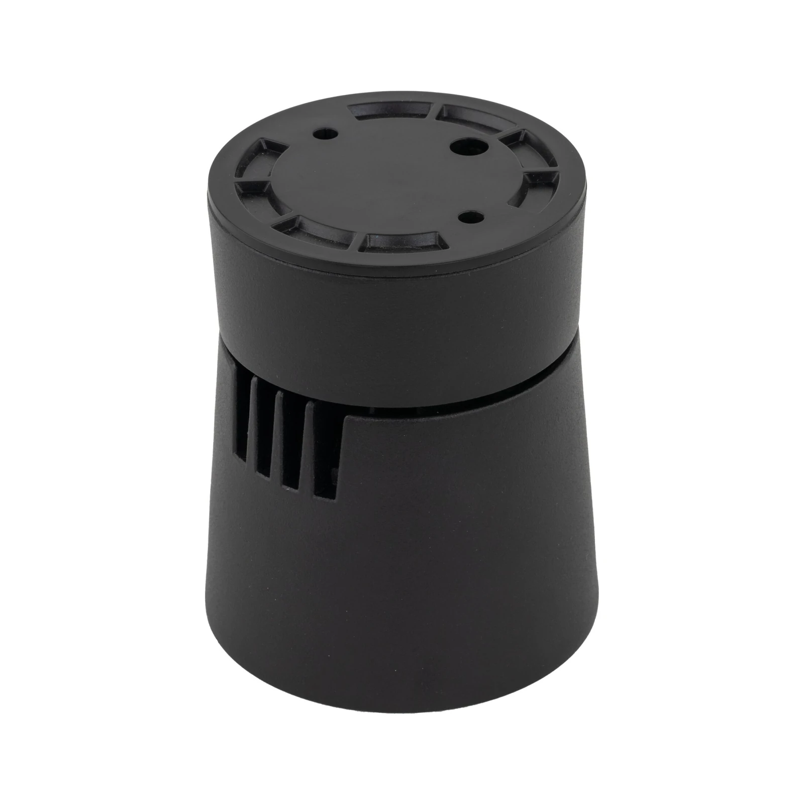KYOTO LED ceiling light 12W – cylindrical, black, adjustable beam