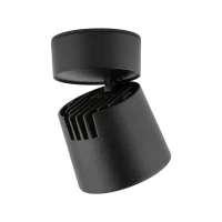 KYOTO LED ceiling light 12W – cylindrical, black, adjustable beam - Image 7