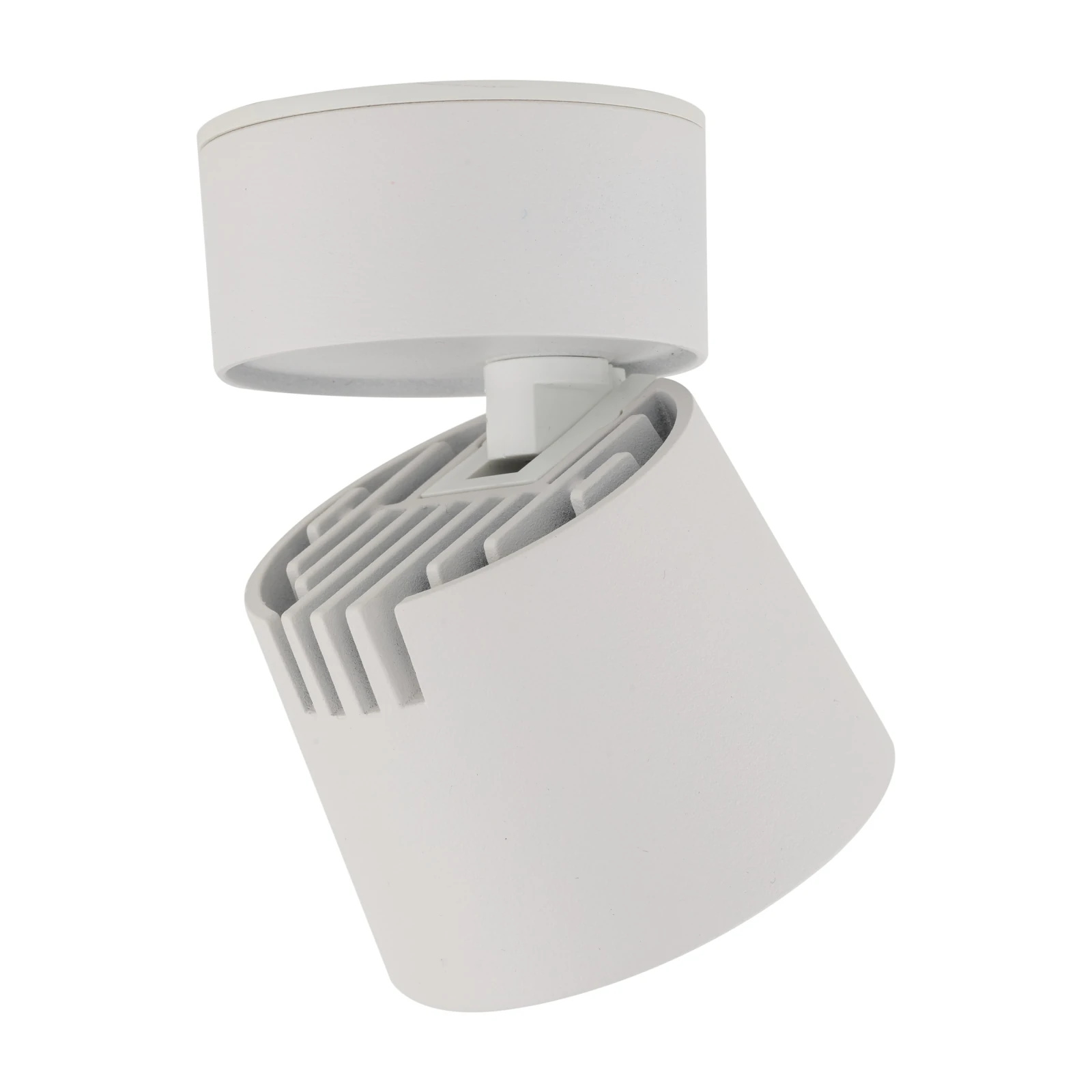 KYOTO LED ceiling light 18W – cylindrical, white, adjustable beam