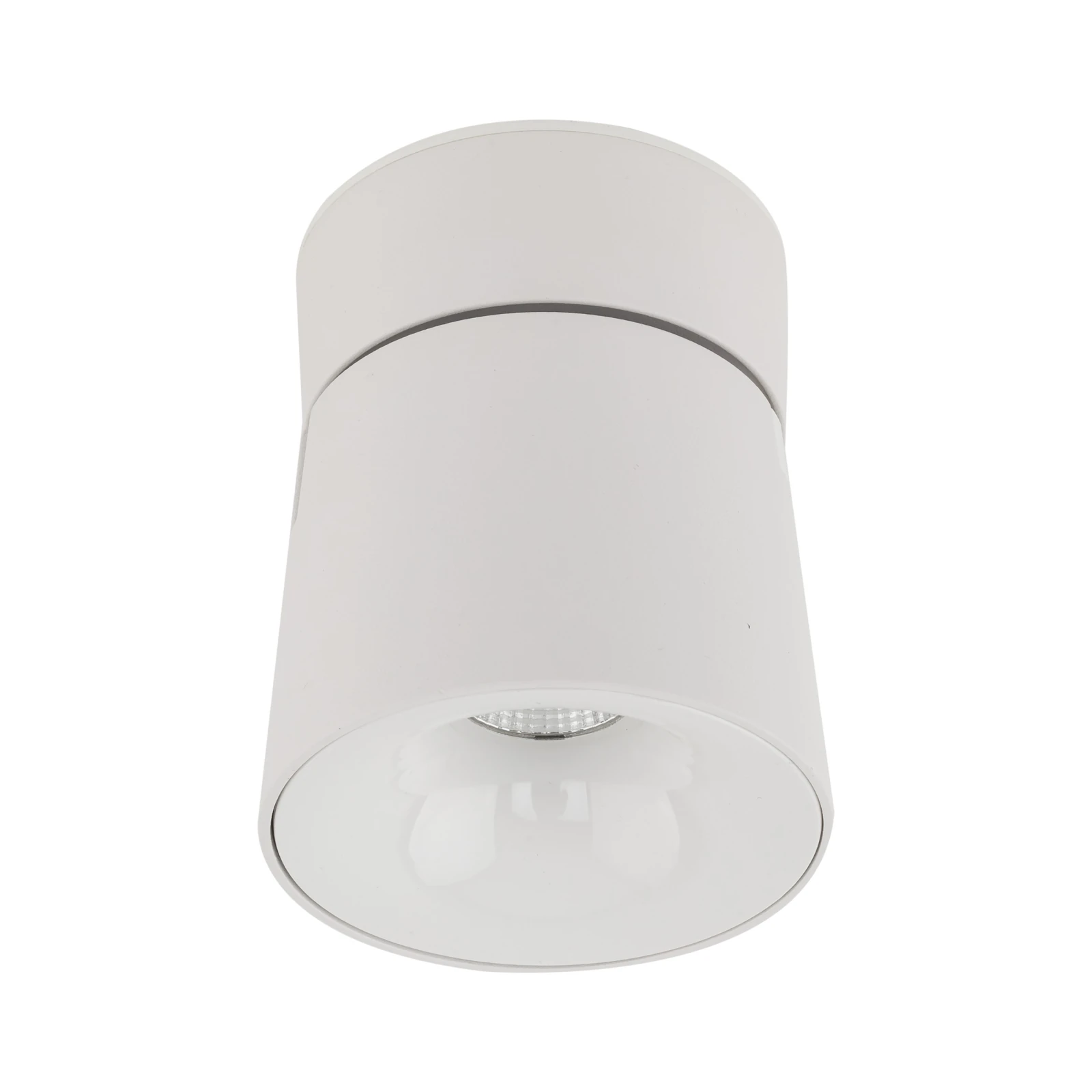 KYOTO LED ceiling light 18W – cylindrical, white, adjustable beam