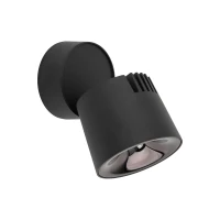 KYOTO LED ceiling light 18W – cylindrical, black, adjustable beam - Image 4