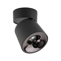 KYOTO LED ceiling light 18W – cylindrical, black, adjustable beam - Image 2