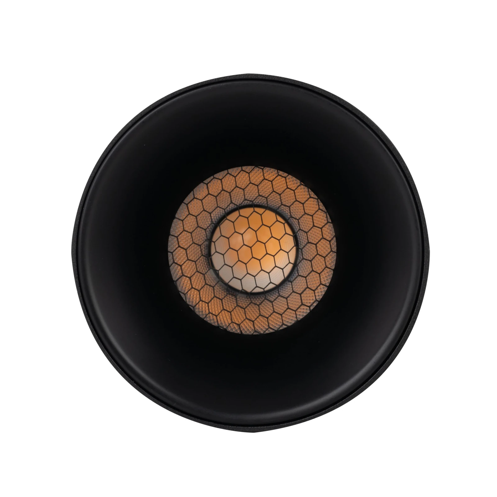 BLAZE LED ceiling light 12W – cylindrical, black, spotlight