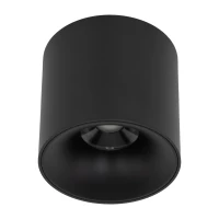 LED ceiling light 30W – round, black, warm white - Image 5