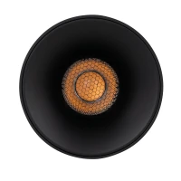 LED ceiling light 30W – round, black, warm white - Image 8