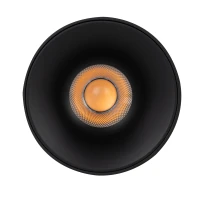 LED ceiling light 30W – round, black, warm white - Image 9