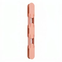 Wall lamp 91 cm – linear, peach, DALI dimmable - Image 2