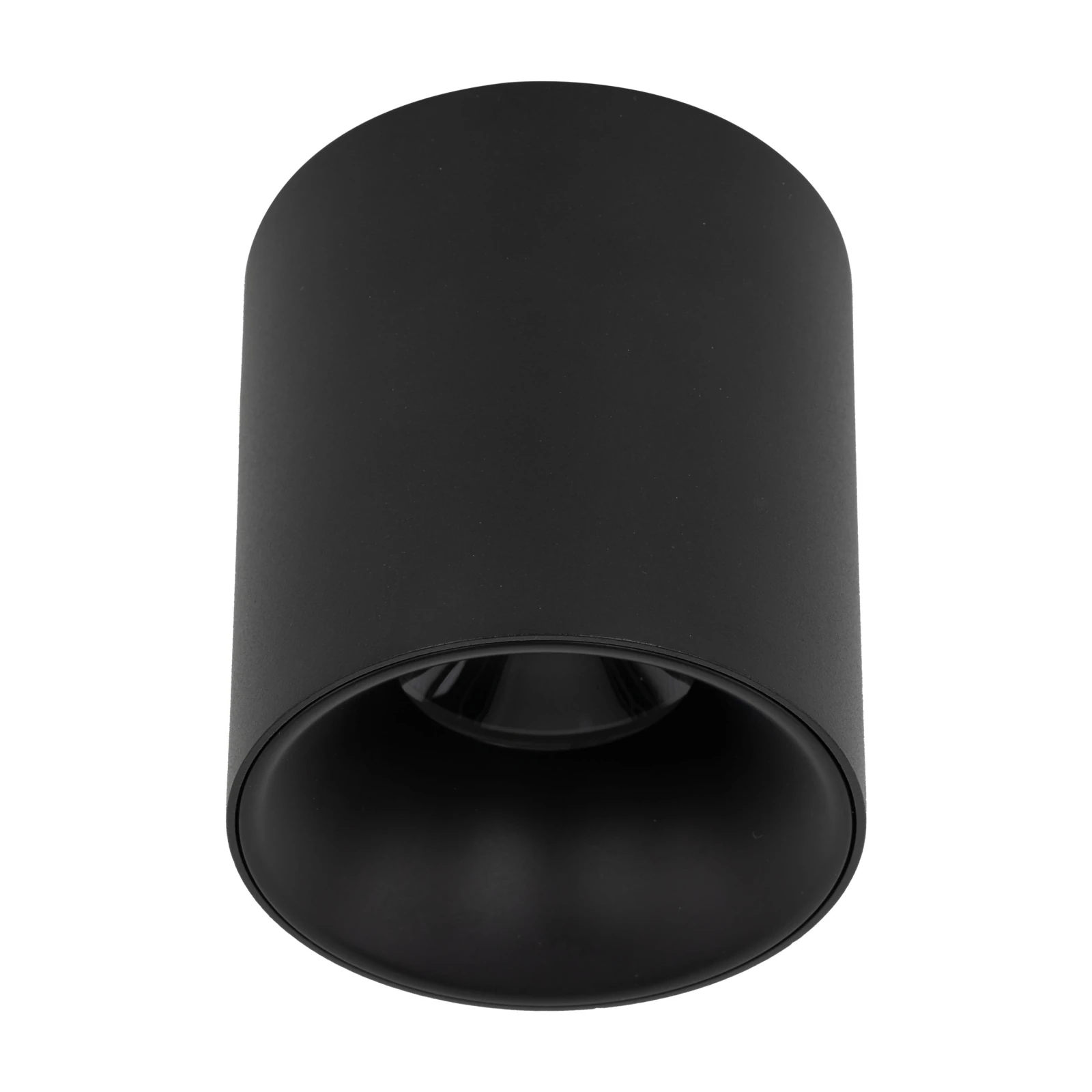 Blaze 12W ceiling light – round, black, CCT LED