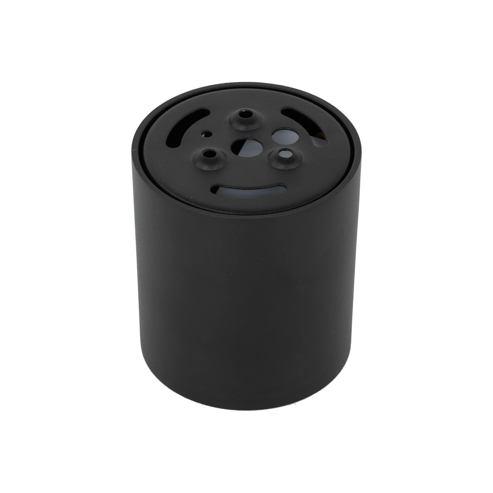 Blaze 12W ceiling light – round, black, CCT LED