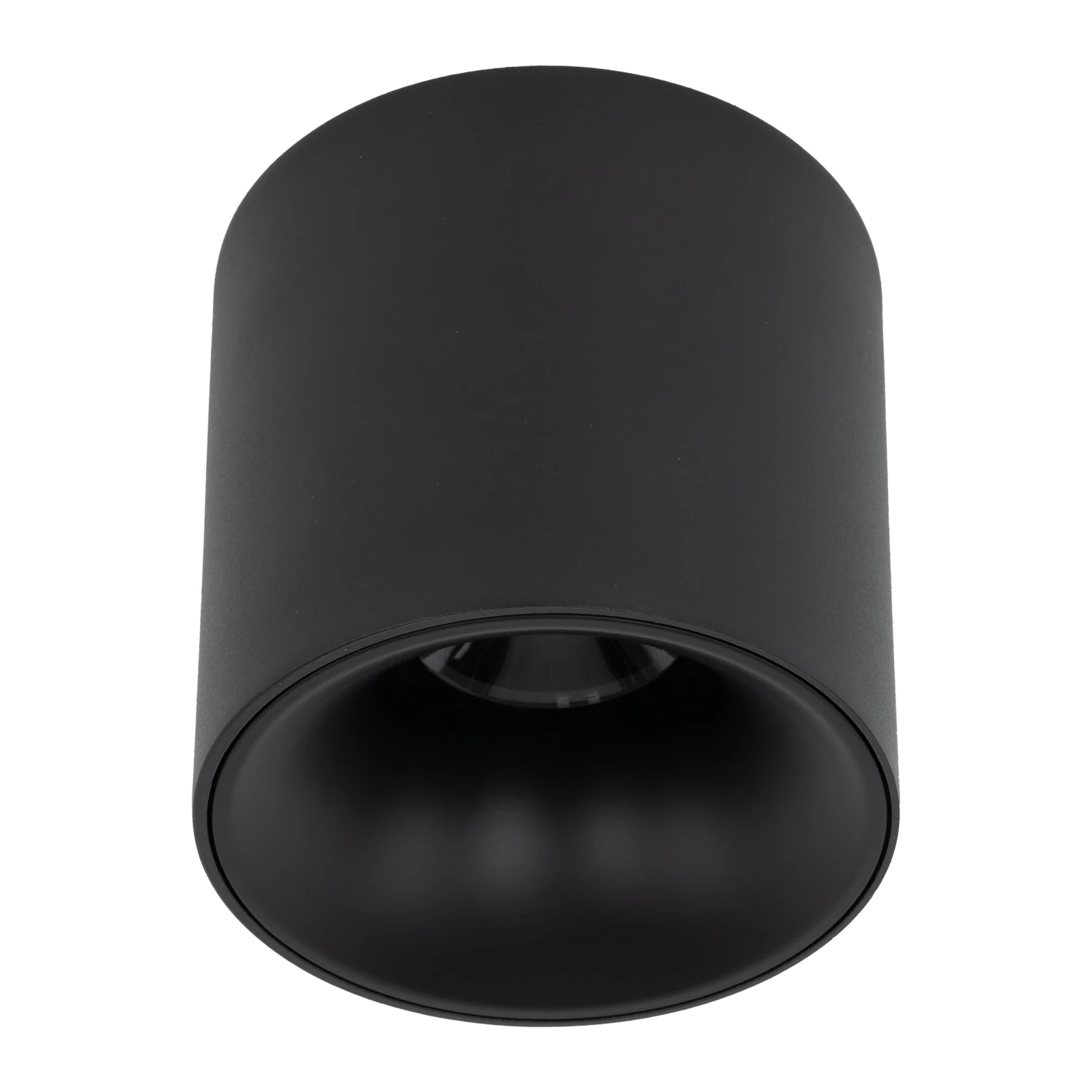 Blaze 18W ceiling light – round, black, CCT LED