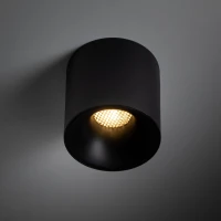 Blaze 18W ceiling light – round, black, CCT LED - Image 2
