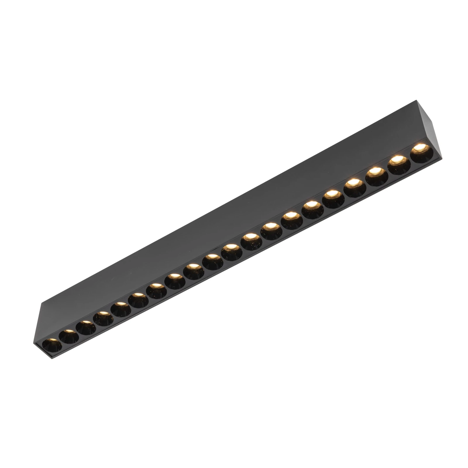 ARCO 40W lubinis LED šviestuvas, juodas, CCT
