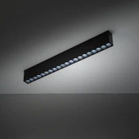 ARCO 40W lubinis LED šviestuvas, juodas, CCT - Nuotrauka 1