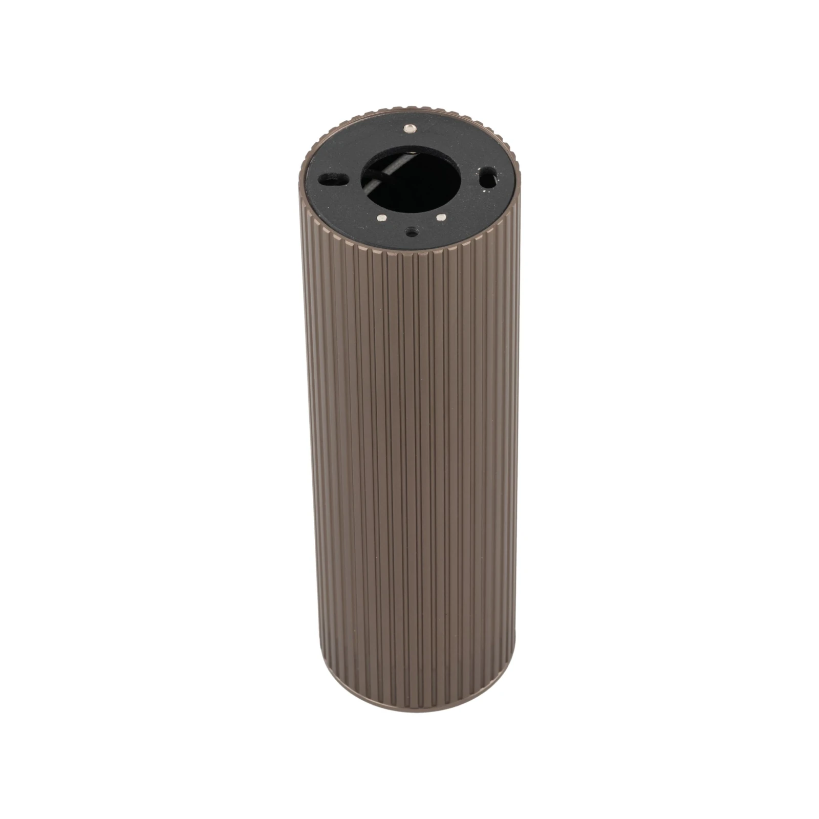 TUNE M ceiling light – cylindrical, brown, GU10