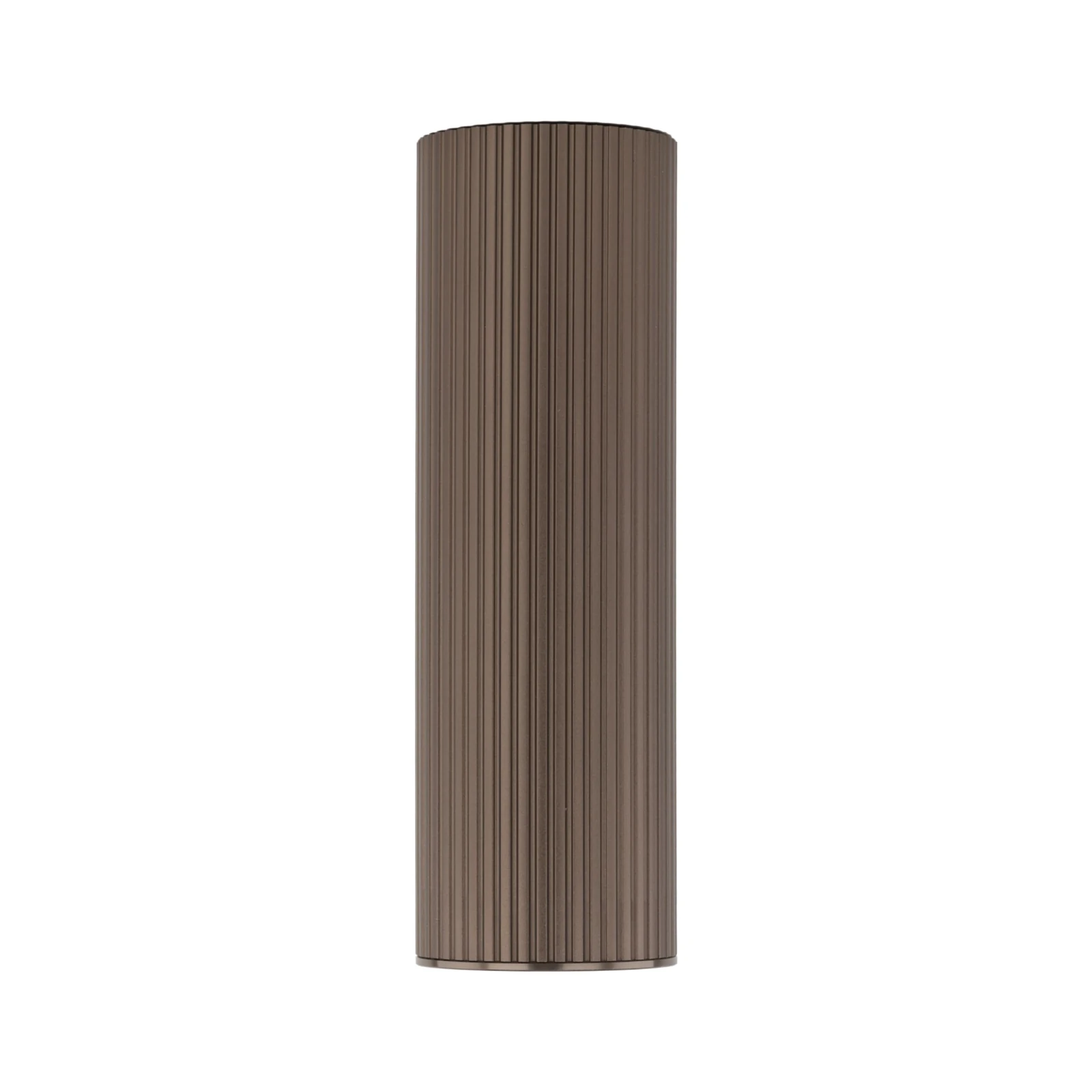 TUNE M ceiling light – cylindrical, brown, GU10