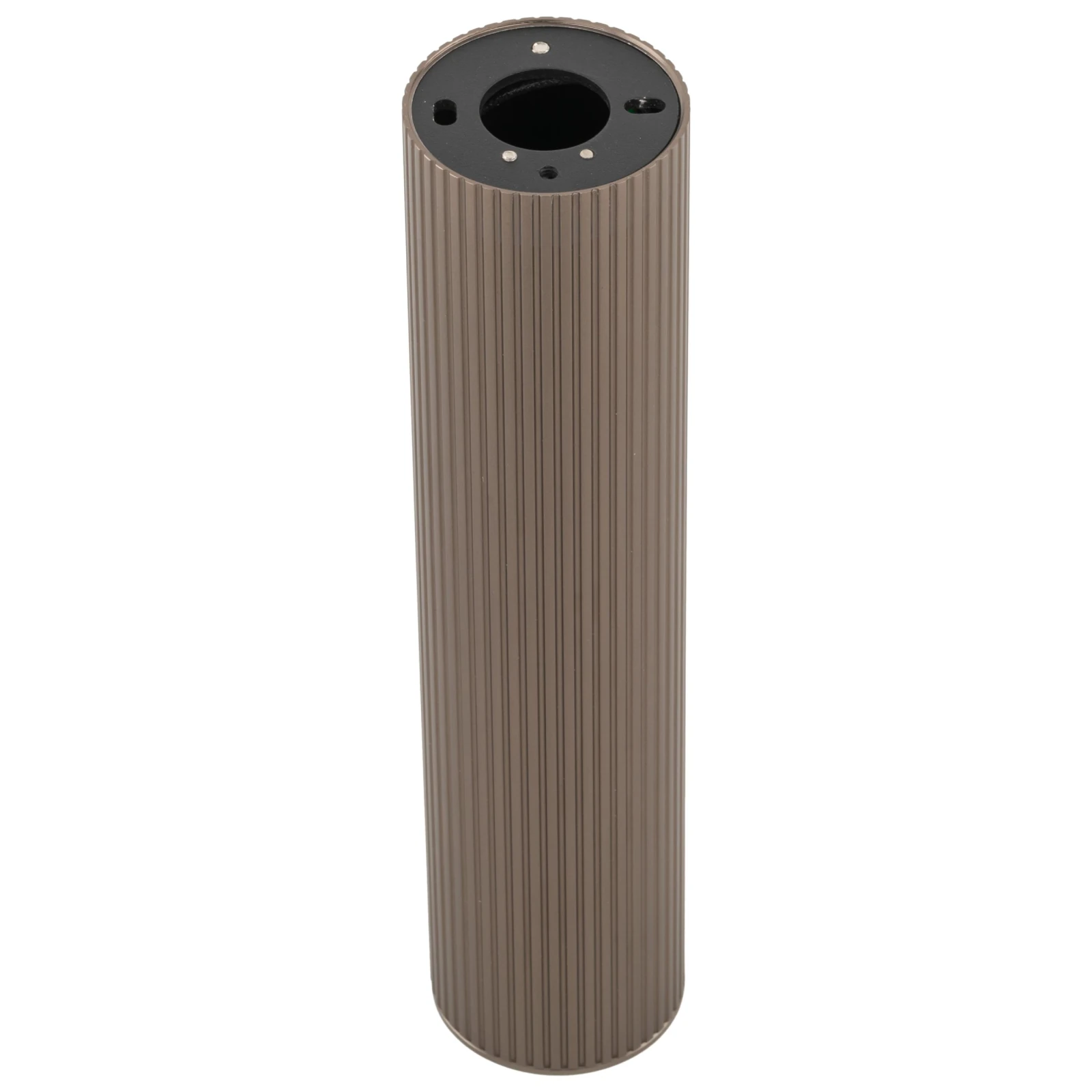 TUNE L ceiling light – cylindrical, brown, GU10