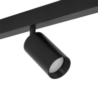 Ceiling spotlight 3xGU10 – black, adjustable, gold detail - Image 5