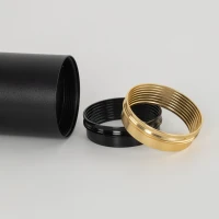 Ceiling spotlight 3xGU10 – black, adjustable, gold detail - Image 8