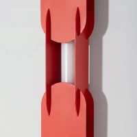Wall lamp 91 cm – linear, red, DALI dimmable - Image 5