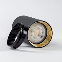 Ceiling directional light 10 W – round, black, GU10 - Image 13