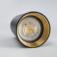 Ceiling directional light 10 W – round, black, GU10 - Image 6