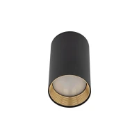 Ceiling directional light 10 W – round, black, GU10 - Image 10