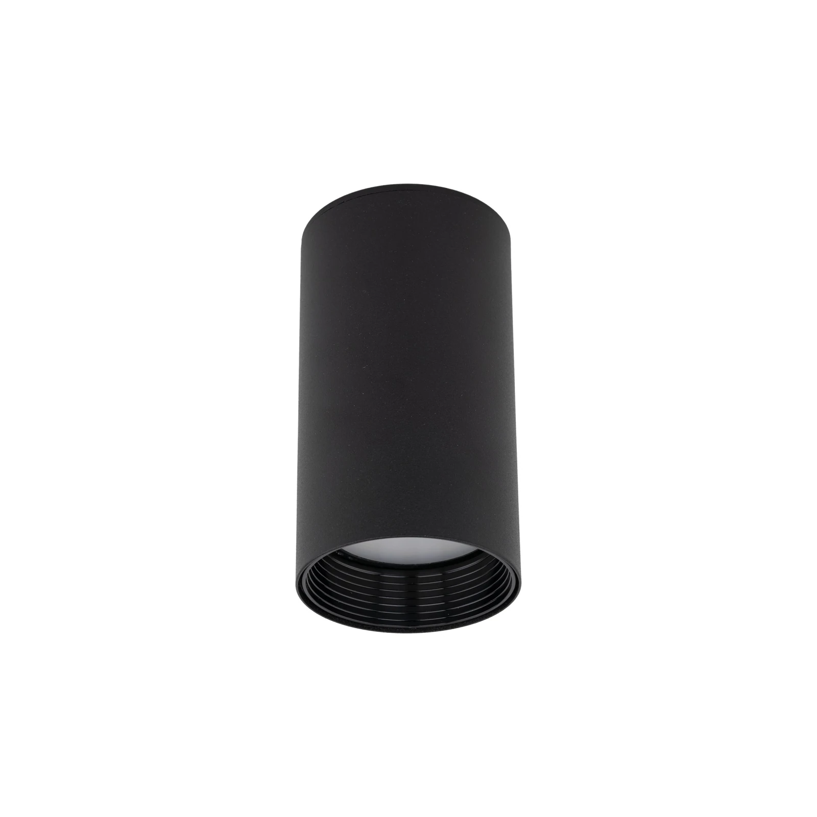 Ceiling directional light 10 W – round, black, GU10