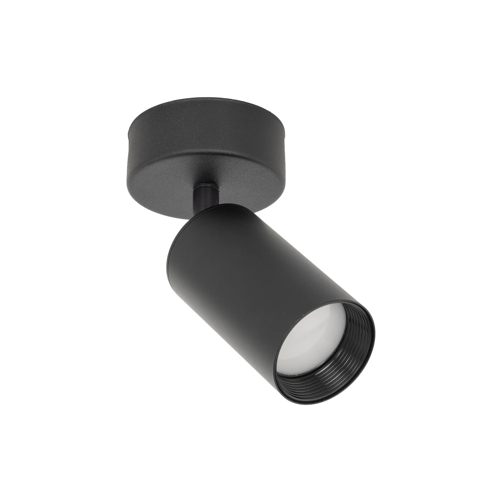 Wall directional light 10 W – round, black, GU10