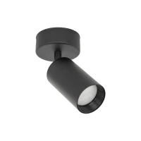 Wall directional light 10 W – round, black, GU10 - Image 6