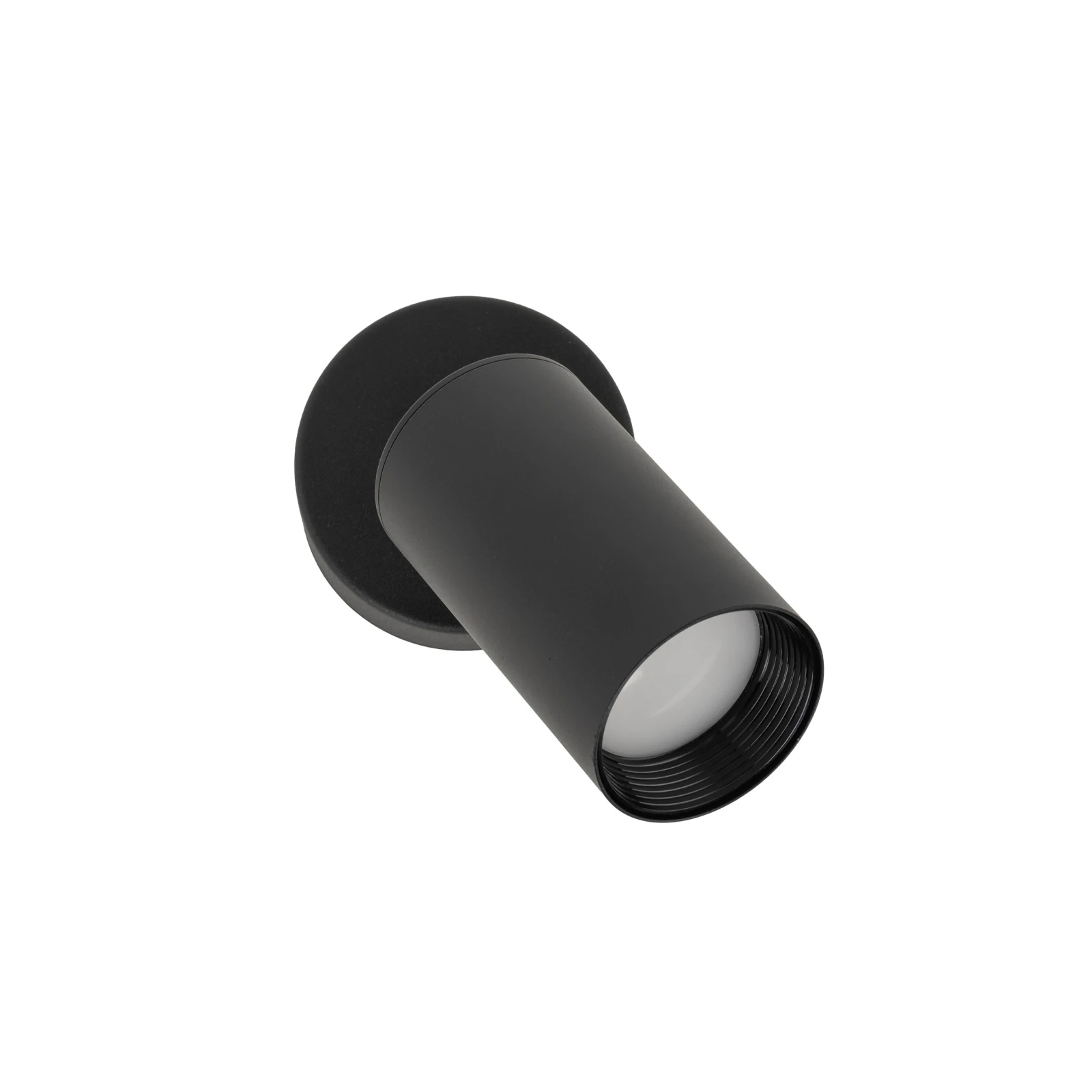 Wall directional light 10 W – round, black, GU10