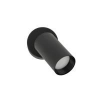 Wall directional light 10 W – round, black, GU10 - Image 7