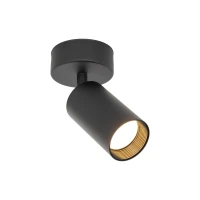 Wall directional light 10 W – round, black, GU10 - Image 8