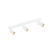 AMIS directional ceiling light 3 GU10 – white, gold accents - Image 2