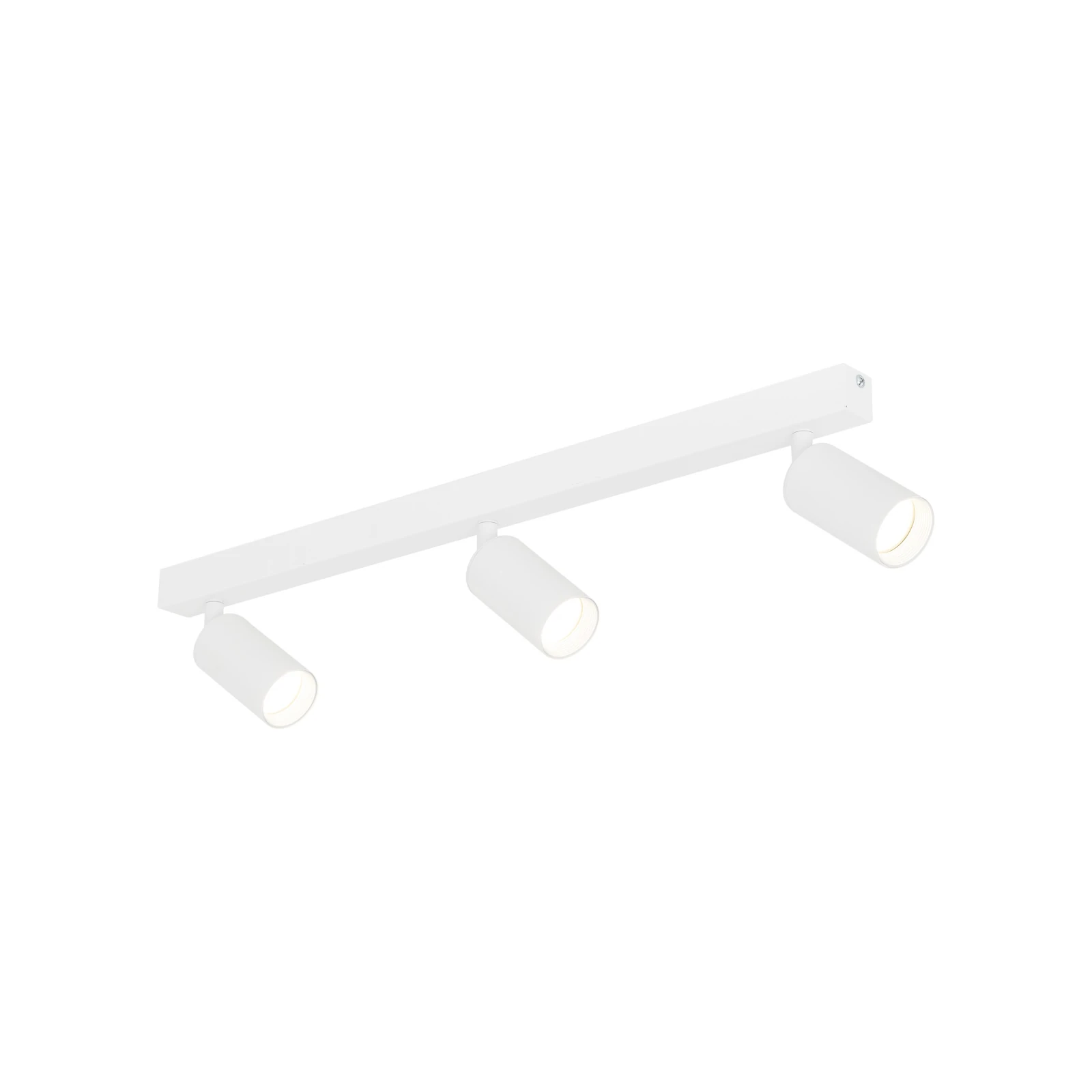 AMIS directional ceiling light 3 GU10 – white, gold accents