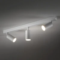 AMIS directional ceiling light 3 GU10 – white, gold accents - Image 1