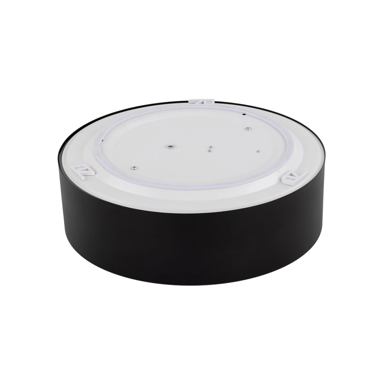 LIVO ceiling light M – cylindrical, black, IP54